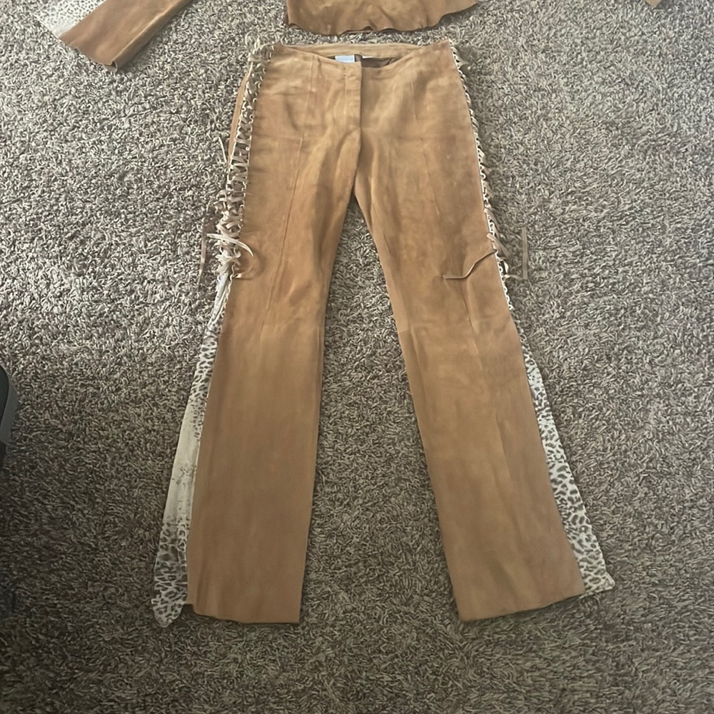 Very rare vintage Wilson leather maxima leather set